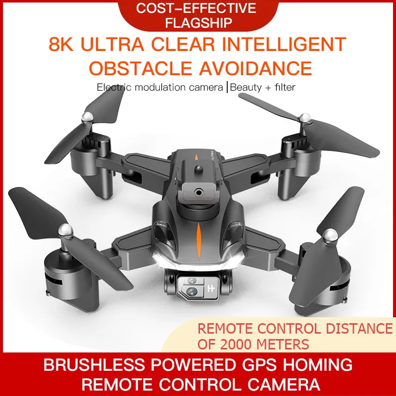 Drone P11S 8K professionnel, photographie aérienne haute définition, double caméra omnidirectionnelle, évitement d'obstacles, Quadrotor, tendance 2023