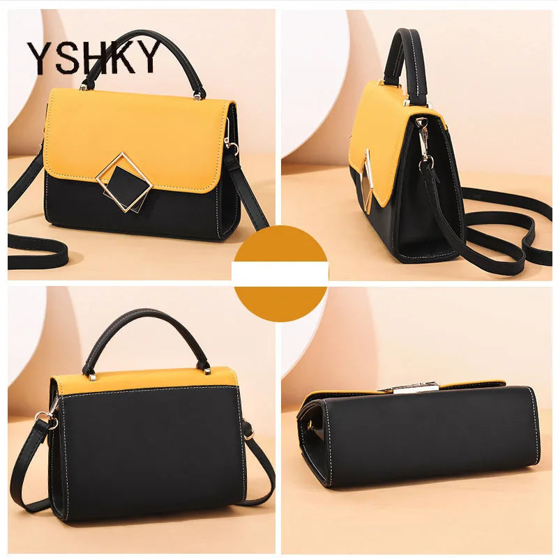 Women's bags 2023 Branded serpentine shoulder bag trend design stripe hit color handbag  messenger bag Korean style bag