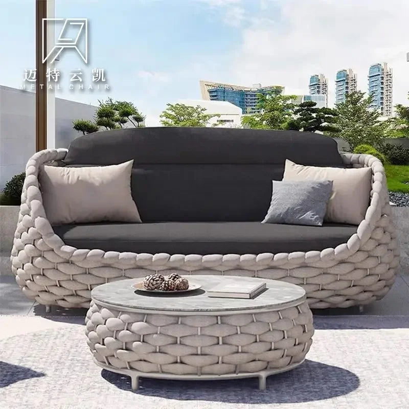 H108  Sofa leather sofa large apartment living room leather art sofa furniture combination complete decoration