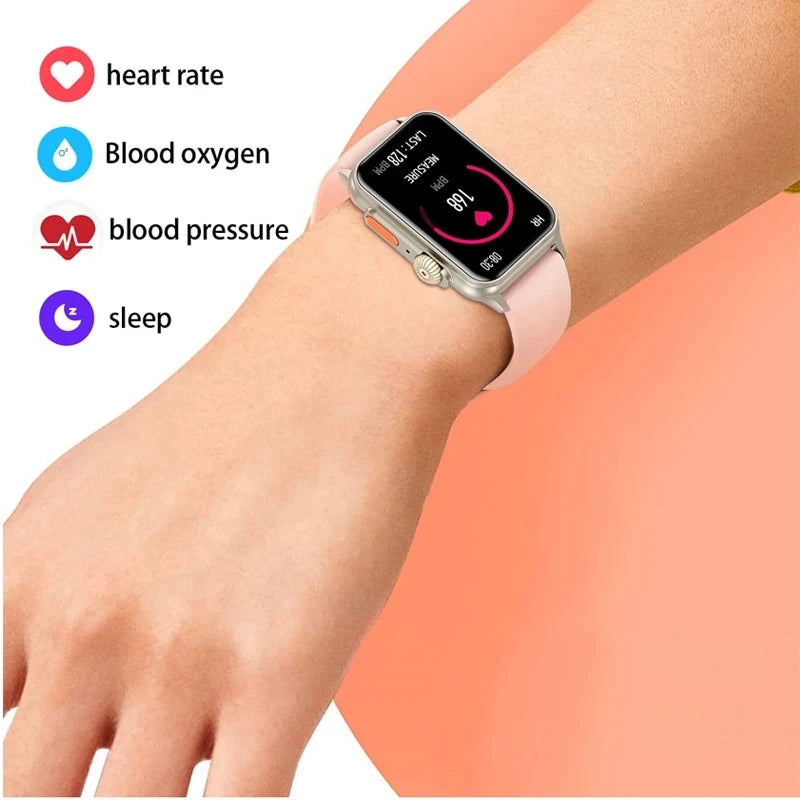 Montre connectée de Sport pour hommes et femmes, étanche, moniteur d'activité physique, pouces, appels Bluetooth, pour Android et IOS, nouveau, 1.57