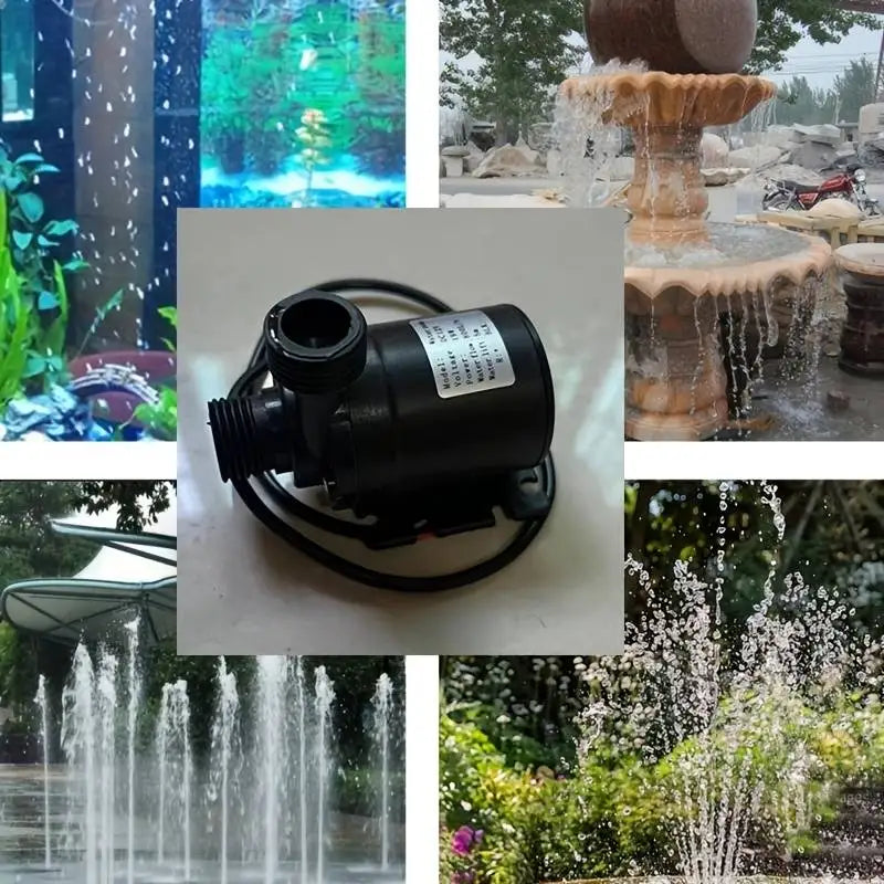 Ultra-quiet DC 12V Home Portable Brushless Motor Submersible Water Pump for Cooling System Fountains Heater Mini Water Pump