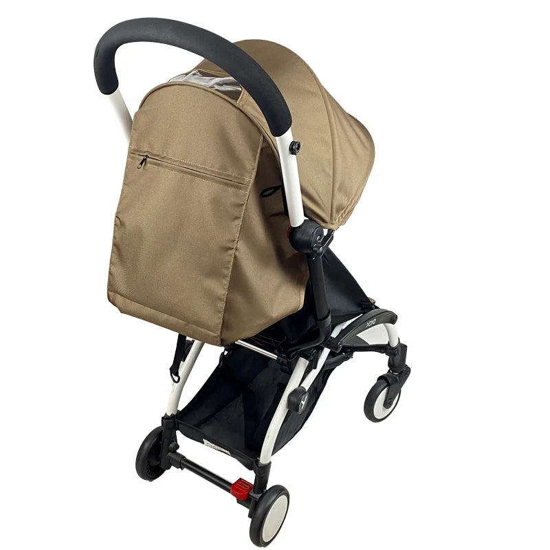 Baby Stroller Accessories 175 Degrees Stroller Hood & Mattress For yoyo2 yoya Babytime Cover With Back Zipper Pocket