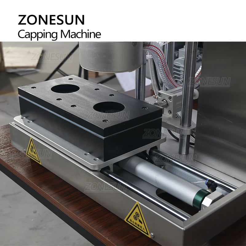 ZONESUN Jar Capping Machine Vacuum Packing Semi-Automatic Glass Bottle Can Twist Off Top Sealing Chili Sauce Production ZS-XG201