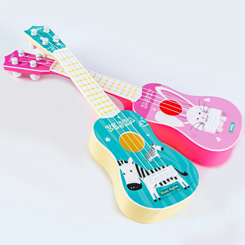 35cm Children's Instrument Ukulele Guitar Montessori Toys for Children School Play Game Education Christmas Birthday Gift