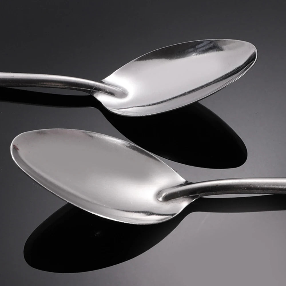 10/20/50PCS Spoon Smooth Edges Without Damaging The Mouth Fashionable And Aesthetically Pleasing Tableware Eating Spoons