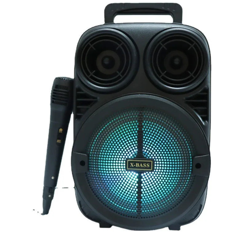 HiFi Quality Bluetooth Speaker Outdoor Portable Music Center HiFi Stereo Subwoofer Karaoke Sound RGB Light Boom Box Caixa De Som