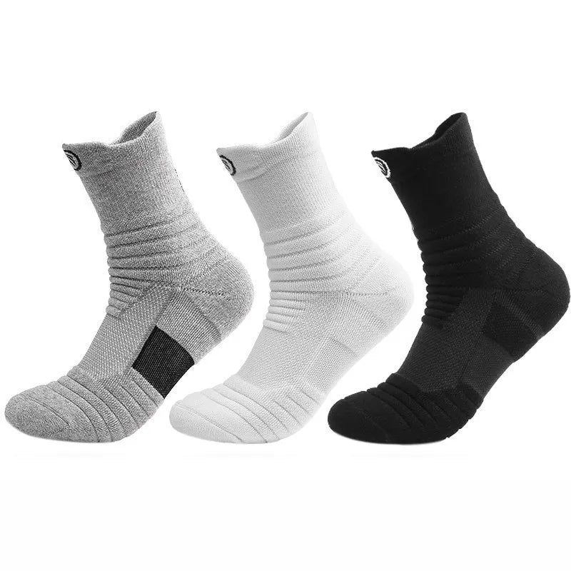 Anti-slip Football Socks Men Women Cotton Sock Short Long Tube Soccer Basketball Sport Socks Breathable Deodorous Socks 38-43