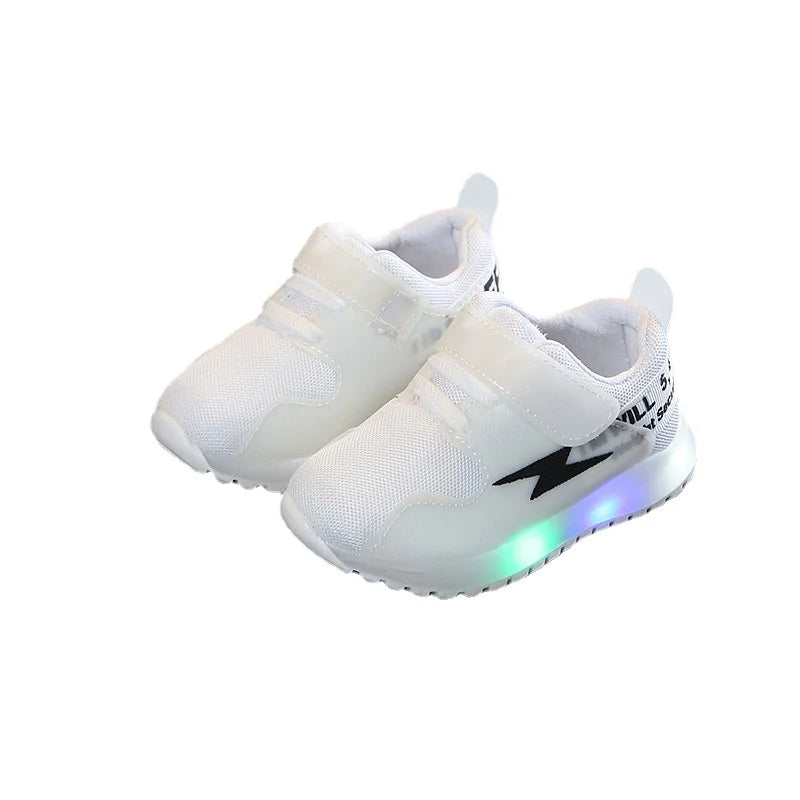 Zapatillas LED Kid Sneakers Autumn New Mesh Boy Casual Shoes Lightweight Girl Luminous Shoe Soft Sole Tennis Shoe Kid Shoe Tenis