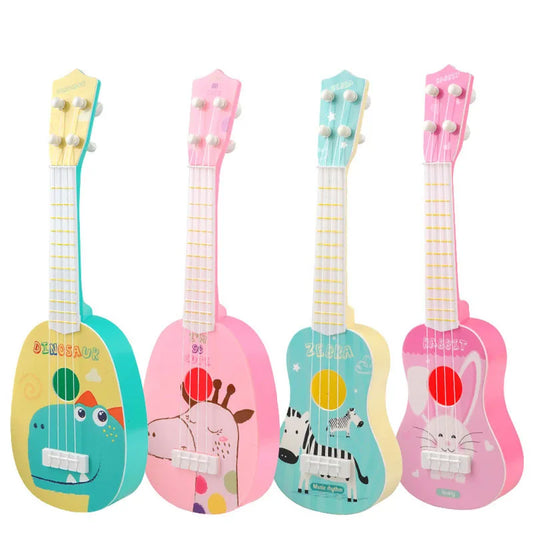 35cm Children's Instrument Ukulele Guitar Montessori Toys for Children School Play Game Education Christmas Birthday Gift