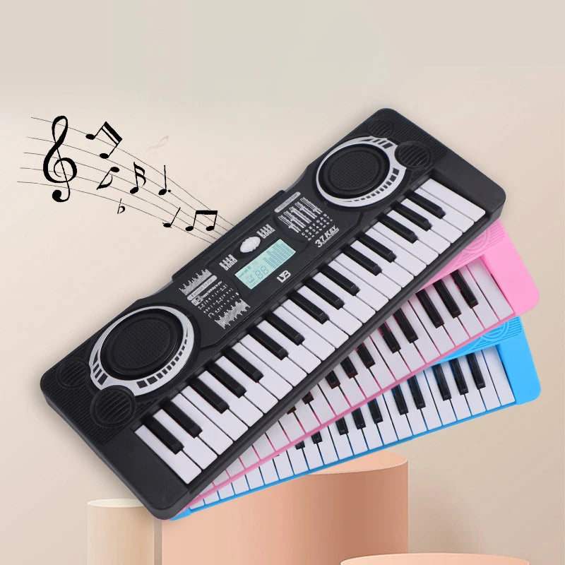 Portable 37 Keys Digital Keyboard LED Display Digital Electronic Piano Children Musical Instrument Kids Educational Toy