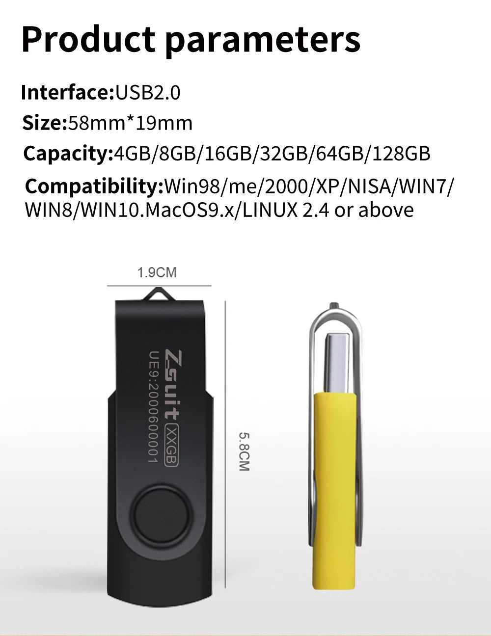 clé USB 64GB 32GB clé USB haute vitesse 16GB clé mémoire Logo personnalisé gratuit cadeau métal mémoire U disque livraison gratuite