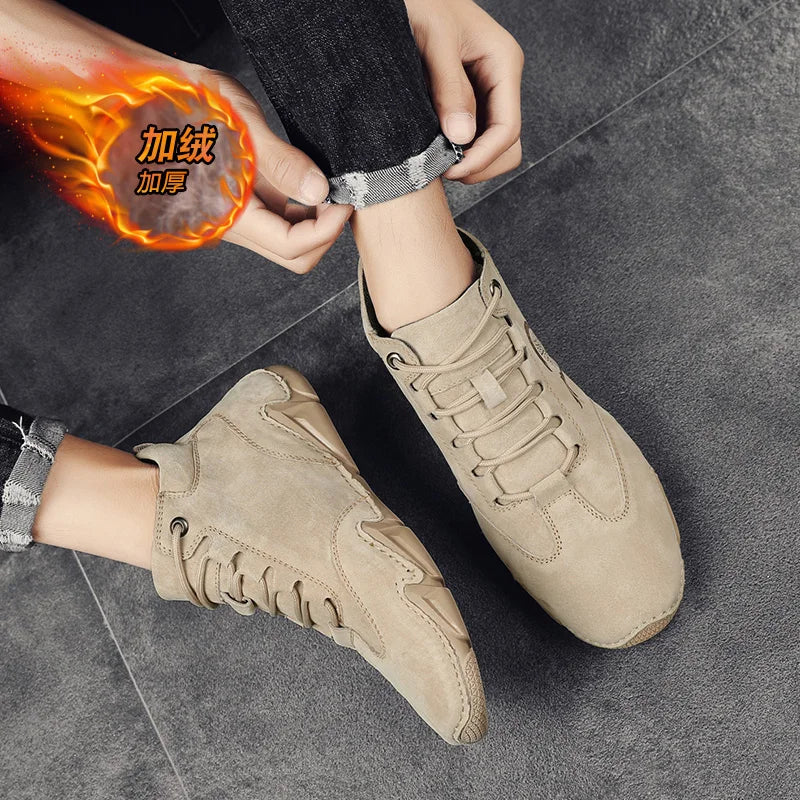 men boots 2023 New Winter Slippers Warm Men Shoes Waterproof Non-Slip Plush Sneakers Male tenis shoes Boots Men Sneakers Winter