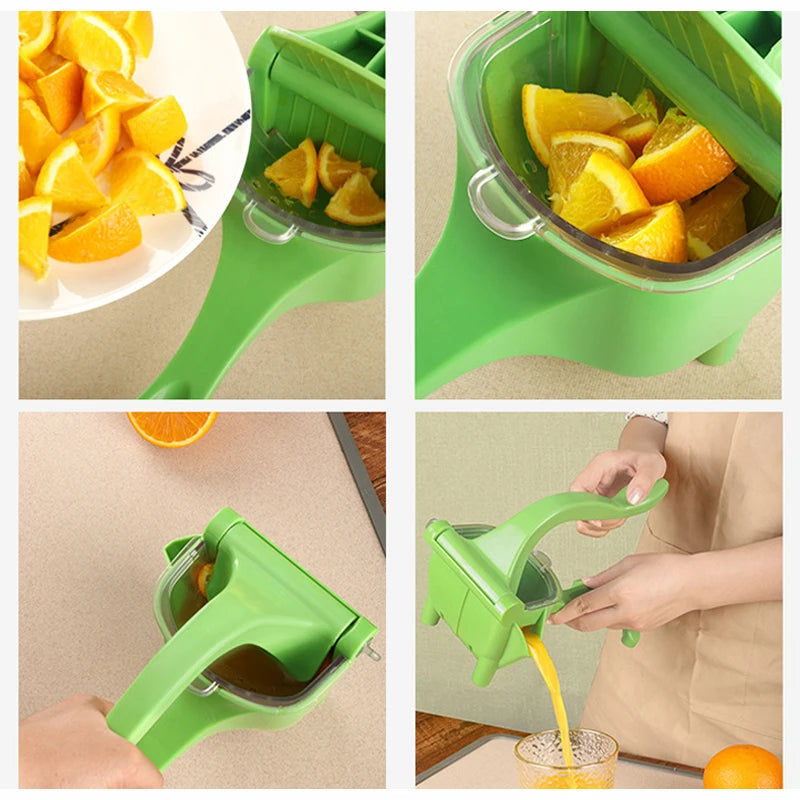 Hand Pressed Fruit Juicer Mini Manual Juicer Aluminum Alloy Fruit Lemon Juicer Multifunctional Portable Practical Kitchen Tools