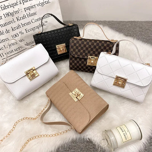 ladies hand bags bag Ladies hand bags bag 2023 Simple fashion small square bag