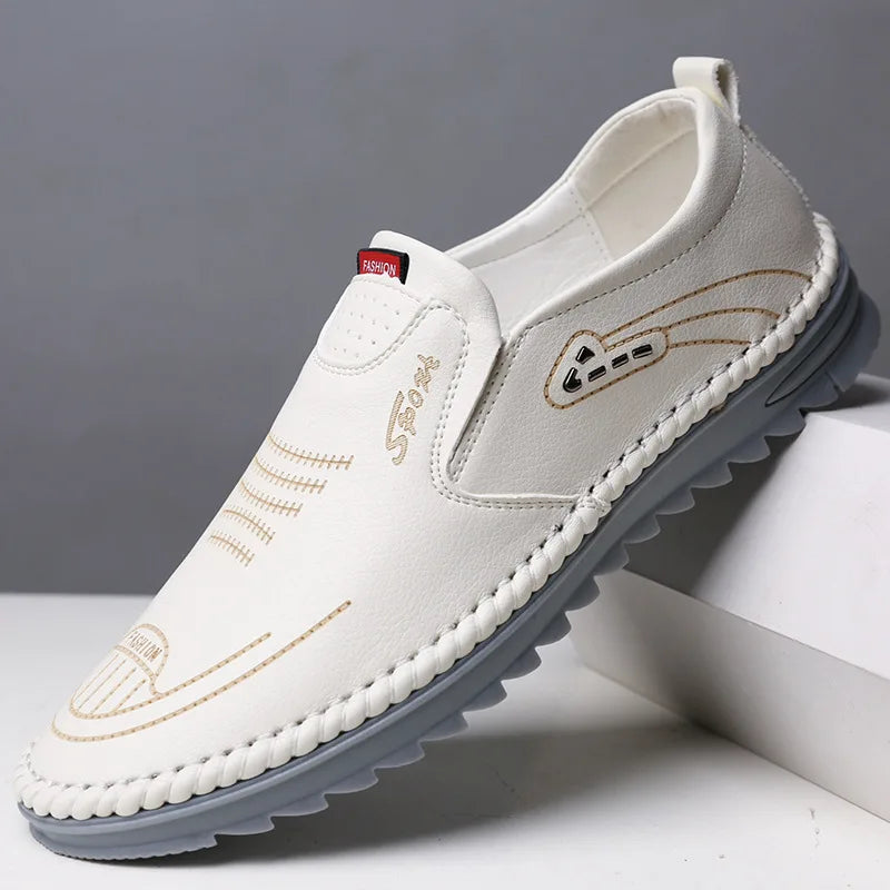 Hot Selling Casual Shoes Men's 2023 Summer New White Shoes Soft Gluten Sole Wear-resistant Breathable Fashion Men's Shoes Tide