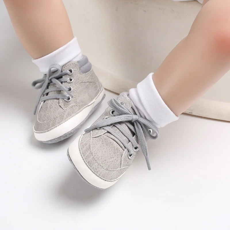 Baby Shoes Boy Newborn Infant Toddler Casual Comfor Cotton Sole Anti-slip PU Leather First Walkers Crawl Crib Moccasins Shoes