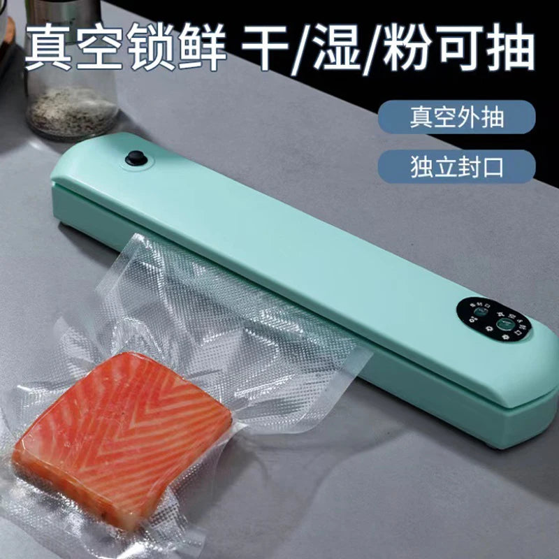 Xiaomi Mijia New Vacuum Sealer Packaging Machine 220V/110V with10pcs Vacuum Bags Household Green Food Vacuum Sealer Degasser