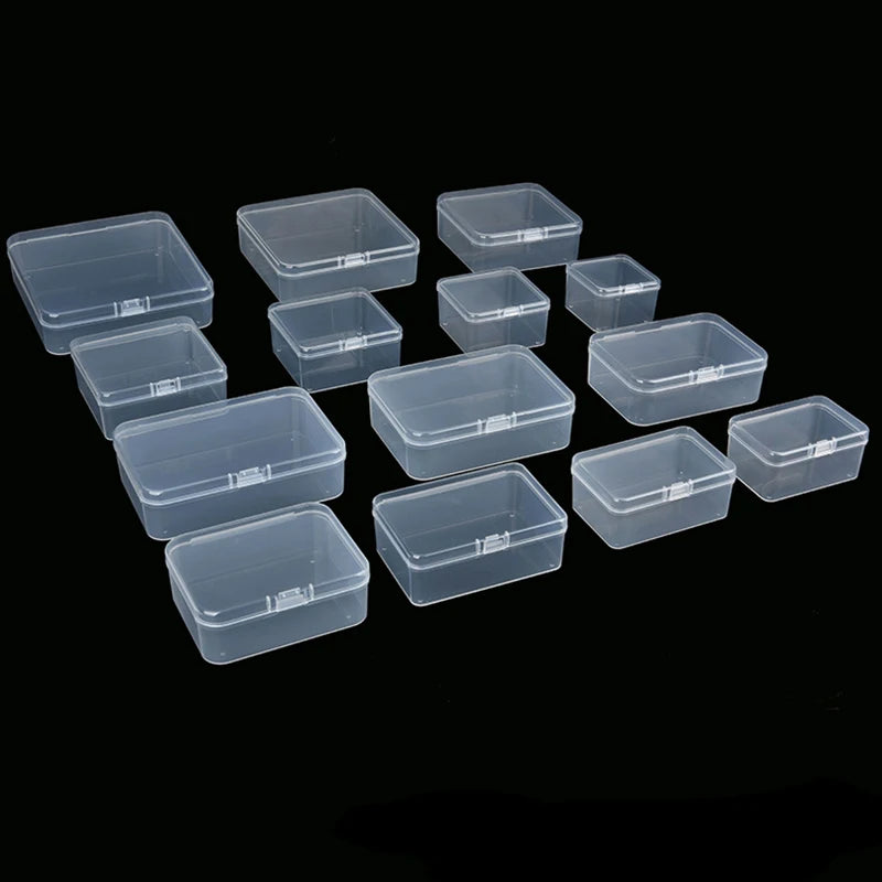 Transparent PP plastic box rectangular square  jointed packaging box