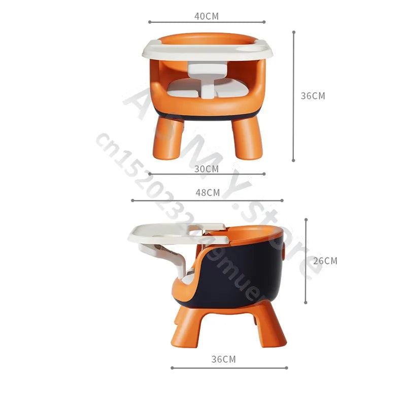 les enfants apprennent à s'asseoir/une séance qui est le son de la chaise de salle à manger multifonction pour bébé/chaise de salle à manger pour enfants/chaise de bébé