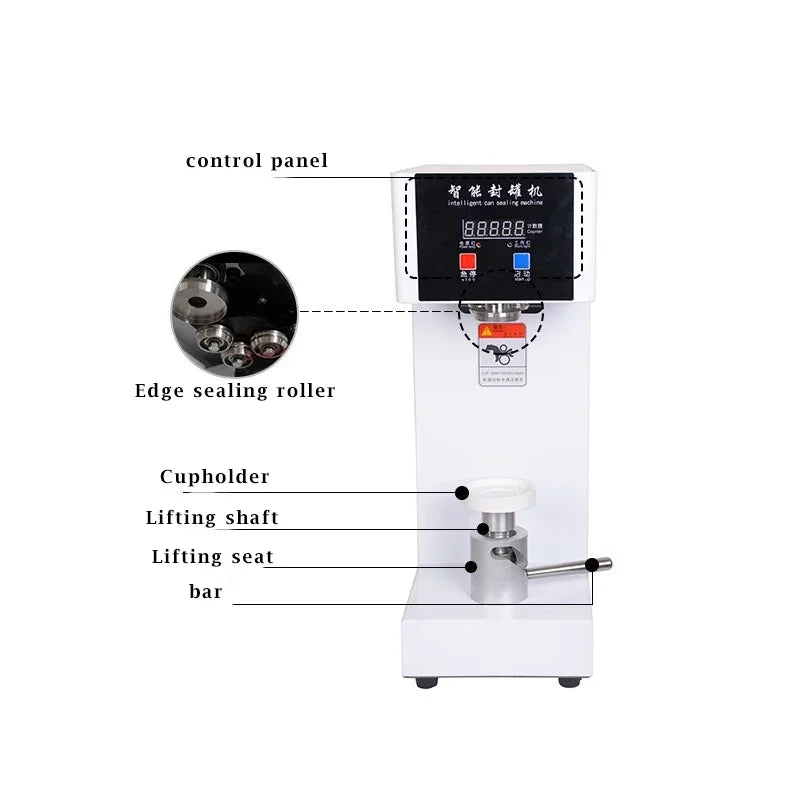 Can Seamer Machine semi-automatic Milk Tea Shop Beverage Sealing Machine Aluminum Beer Can Sealing Machine Cola Sealing Machine