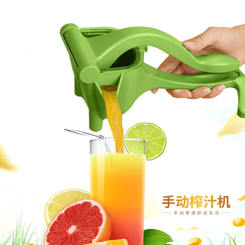 Hand Pressed Fruit Juicer Mini Manual Juicer Aluminum Alloy Fruit Lemon Juicer Multifunctional Portable Practical Kitchen Tools