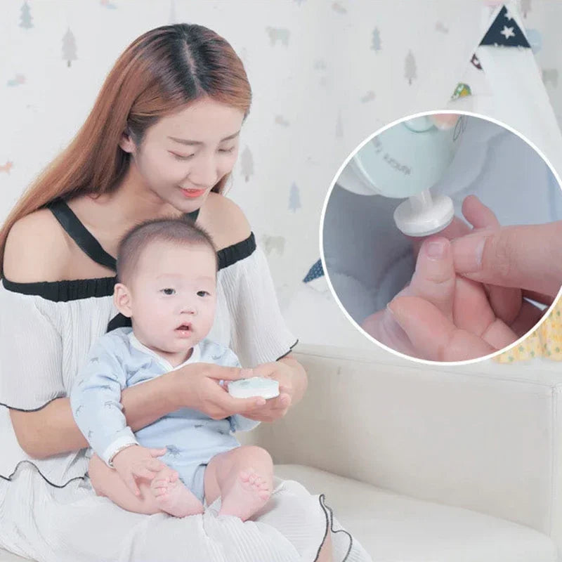 Electric Baby Nail Trimmer Kid Nail Polisher Tool Infant Manicure Scissors Baby Hygiene Kit Baby Nail Clipper Cutter For Newborn