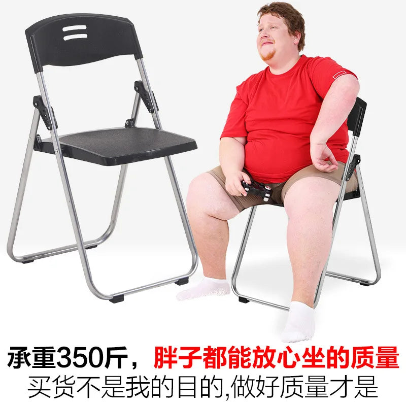 Training Folding Chair Staff Meeting Activity Office Student Folding chair Thickened Backrest Plastic Folding Chair