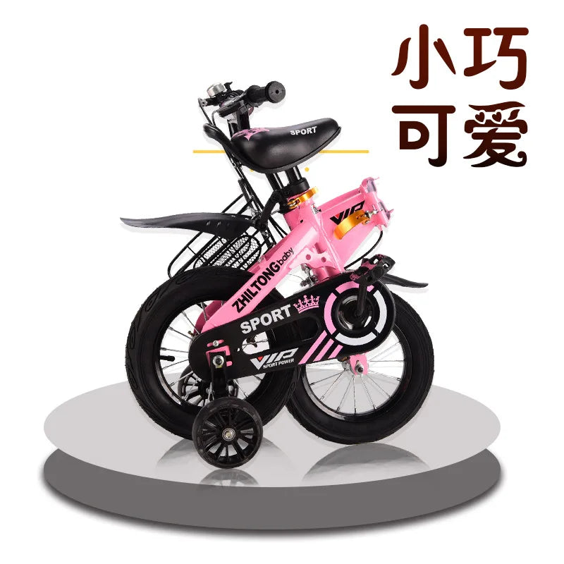 Folding kid bike 12/14/16/18 inch children bicycle for Boys and girls cycling Light students bike gift