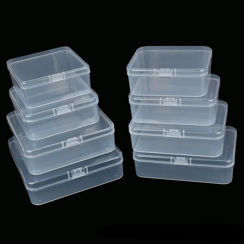 Transparent PP plastic box rectangular square  jointed packaging box