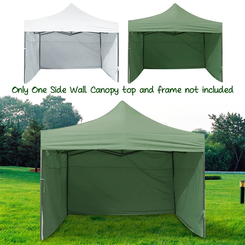 1PC Waterproof Oxford Cloth Tents Only One Side Wall Without Canopy Outdoor Rainproof Canopy Top Gazebo Accessories