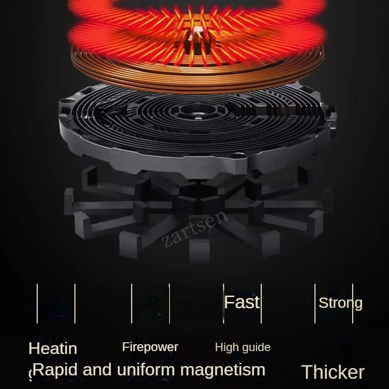 220V Electric Induction Cooker Boiler Waterproof 2200W Stir-Fry Cooking Plate Intelligent Hot Pot Stove Cooktop Burner