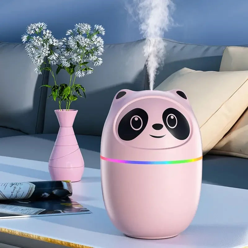 Kitten and Bear Humidifier Cute Air Humidifier Home Essential Oil Diffuser Household Car Air Purifier Essential Oils Humidifiers