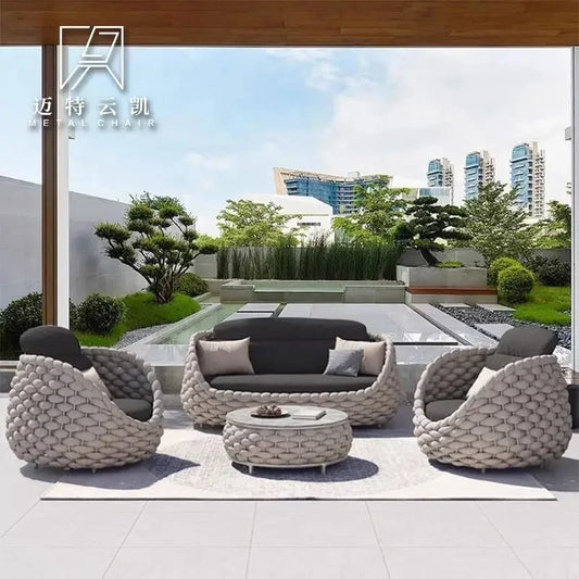 H108  Sofa leather sofa large apartment living room leather art sofa furniture combination complete decoration