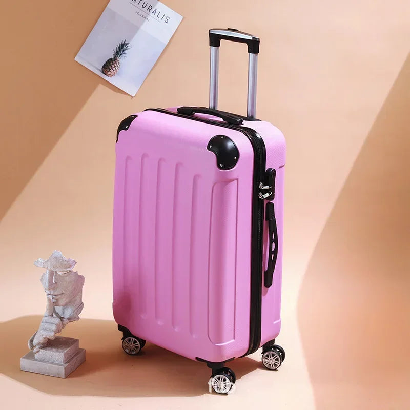 2024 New Man's And Women's Travel Luggage Business Trolley Suitcase Bag Spinner Boarding 20/22/24/26/28 Inch Universal Wheel