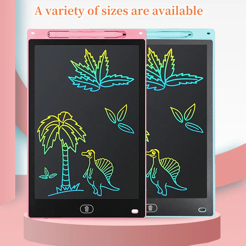 8/10/12 LCD Writing Tablet Electron Drawing Board Art Painting Tool Kids Toys Brain Game Digit Magic Blackboard  Child Best Gift