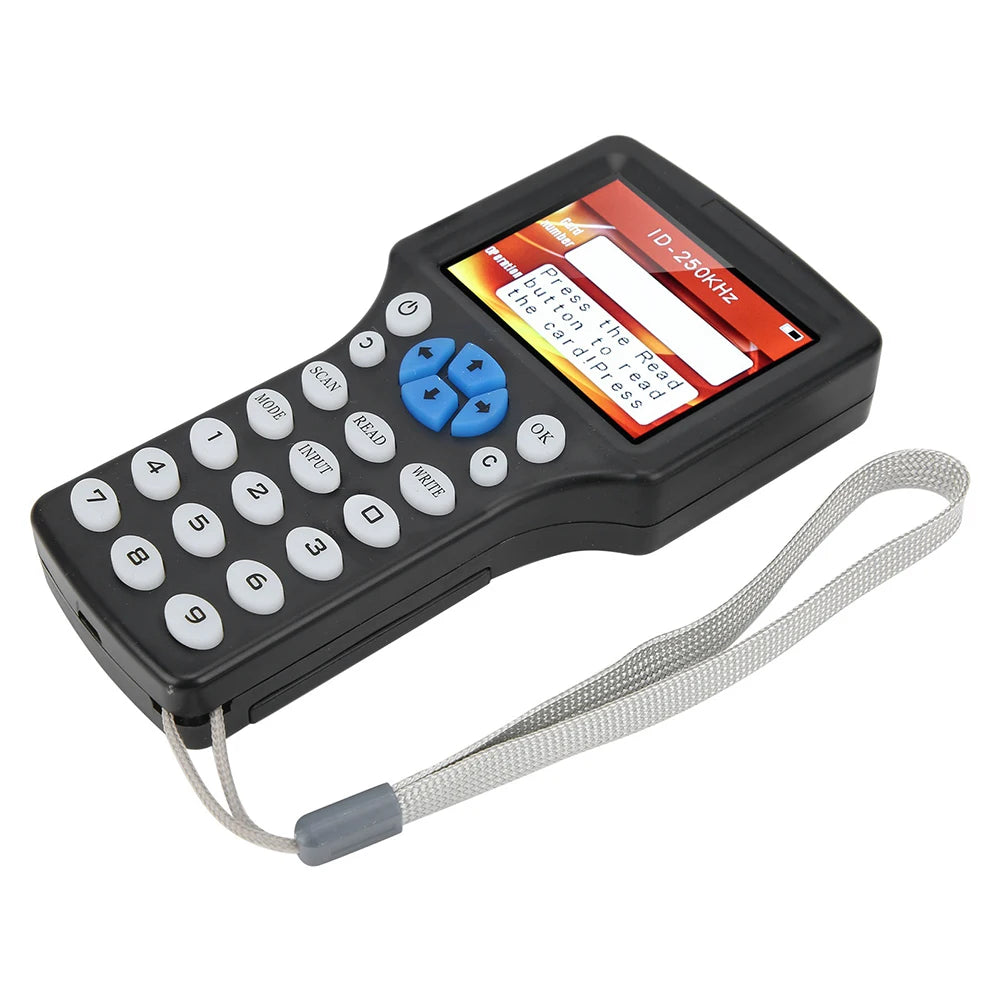 Smart Card Reader Writer Full Color Display Smart Copier Writer Readers Portable Supplies Blank Card Key Chain for Elevator Card