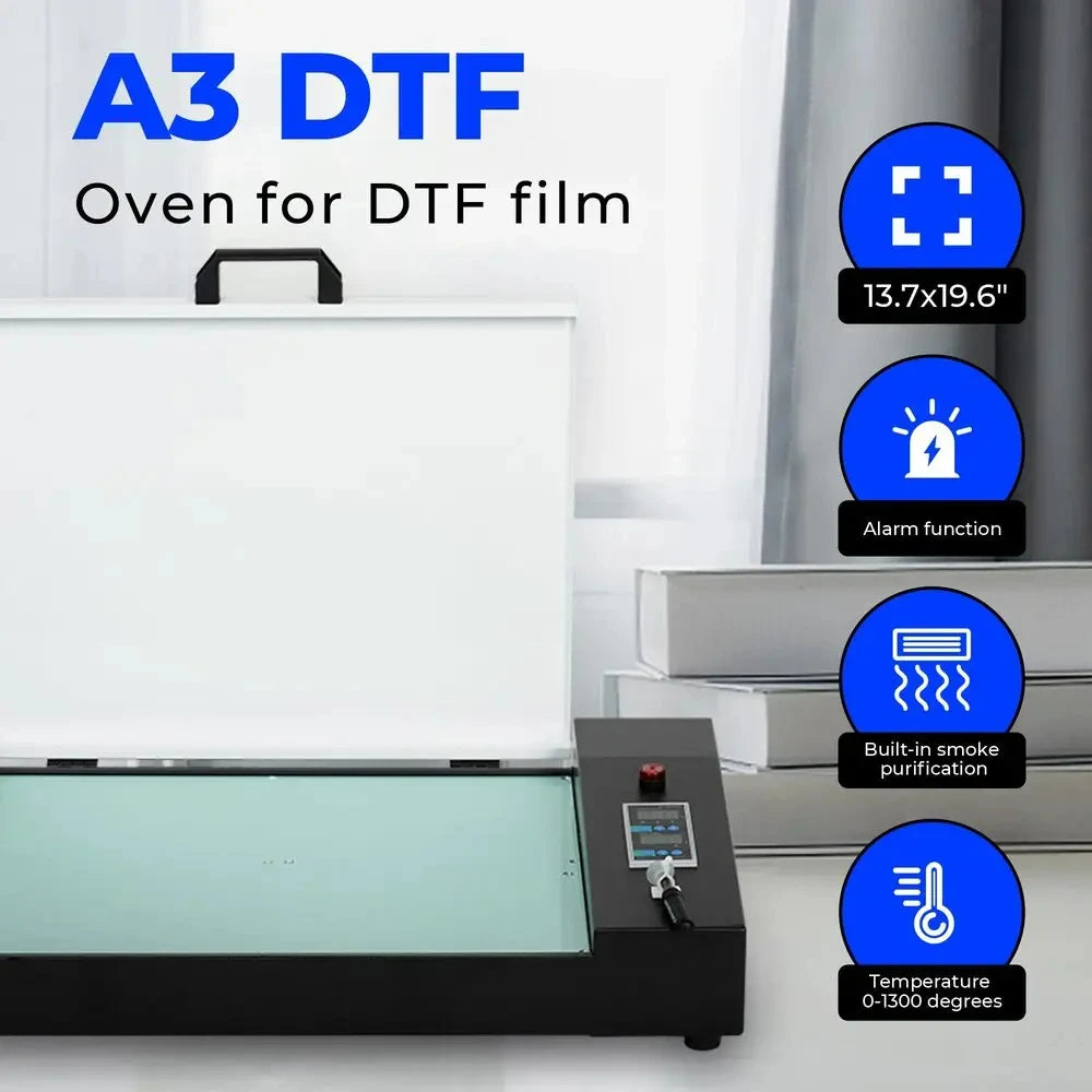 A3+ L1800 DTF Transfer Printer with Roll Feeder Direct to Film Tshirt Printing Machine for Fabric Textile 13" SingleHead Version