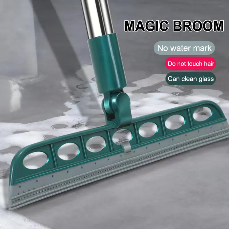 Magic Broom Sweeping Brush Silicone Mop Household Floor Cleaning Squeegee Wiper Pet Hair Dust    Tools