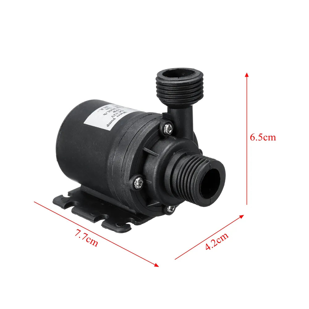 Ultra Quiet Water Pump Mini DC 12V 19W 800L/H Brushless Motor Submersible Aquarium Water Pump Pond Fountain For Fish Tank Garden