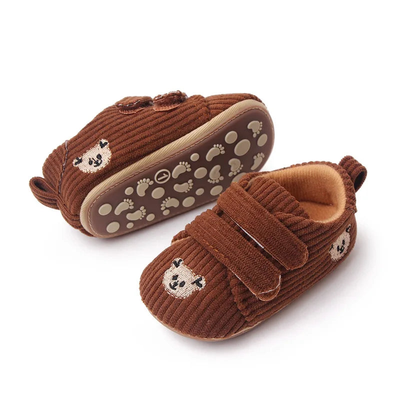 Spring and Autumn Style 0-1 Year Old Cartoon Casual Anti drop Baby Shoes Soft Sole Baby Girls Boys Walking Shoes