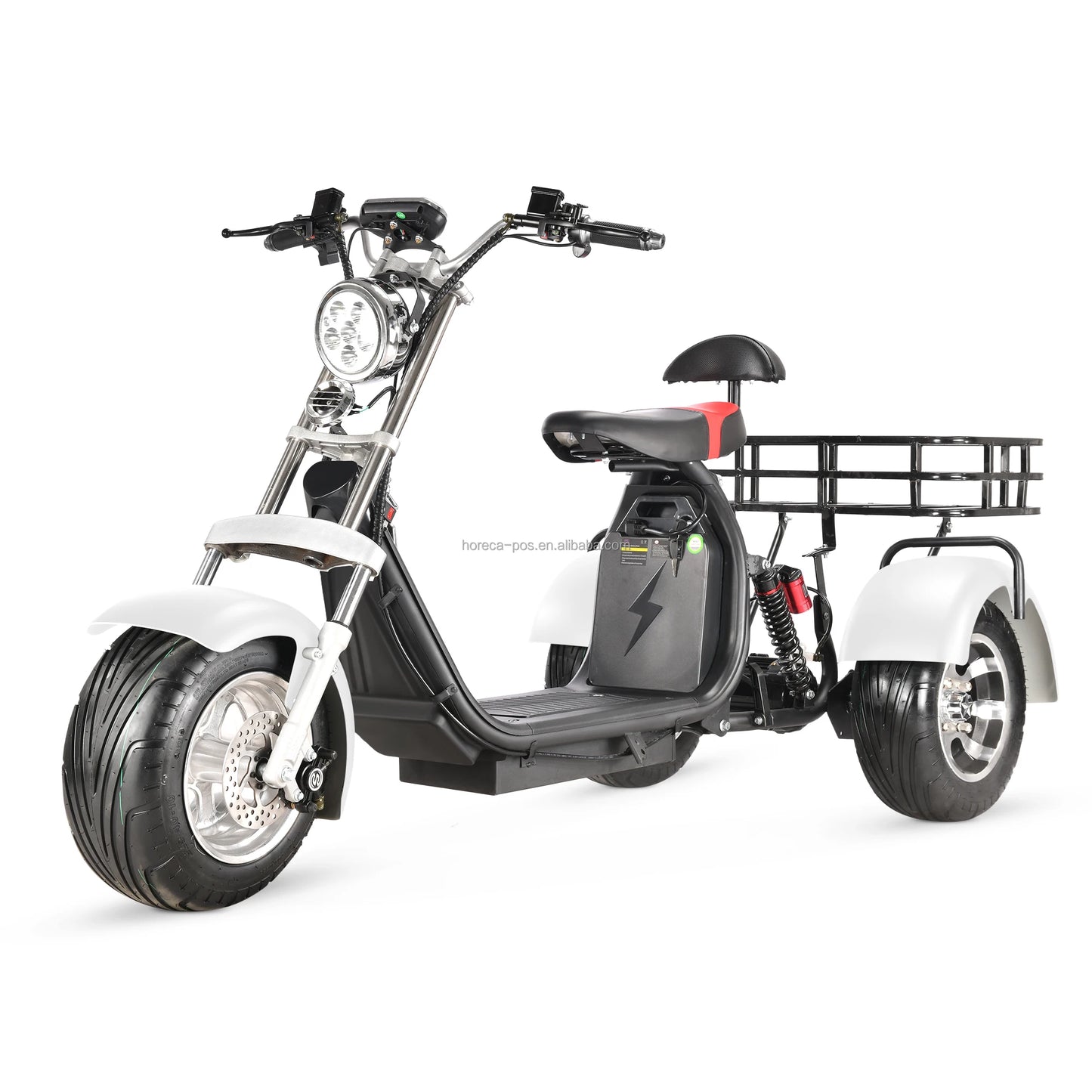 electric motorcycle off road 12inch 2000w 3000w motor high speed super tricycle  3 wheel  scooter citycoco