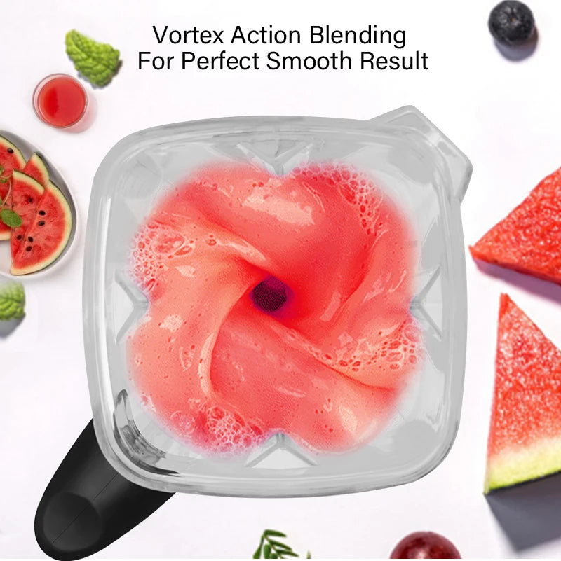 Heavy Duty Commercial Kitchen Timer Smoothies Bar Blender Juicer Frozen Fruit For Shakes Ice Smoothies BPA Free 2L Jar