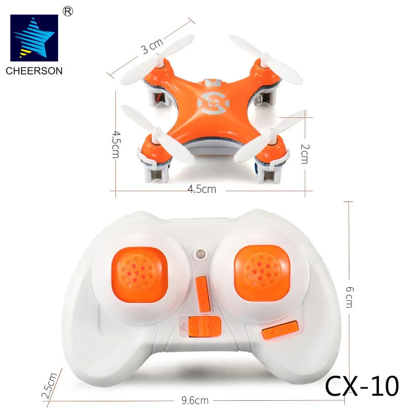 Lumière LED CX-10 Mini Drone RC hélicoptère Radio avion Mode sans tête Drone quadrirotor pour jouet télécommandé 6 axes pour enfant _
JASMIN LI