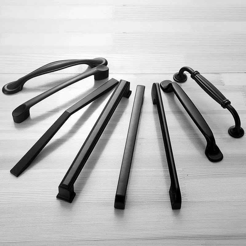 Black Handles for Furniture Cabinet Knobs and Handles Kitchen Handles Drawer Knobs Cabinet Pulls Cupboard Handles Knobs