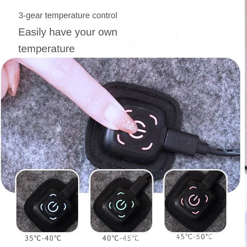 USB Electric Blankets Mat Electric Heating Pad Thermostat Heating Insulatio Heated Warm Cushion Outdoor Supplies 5V Rechargeable