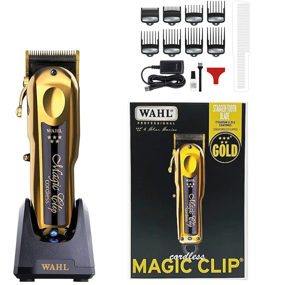 WahI 8148 Magic Clip Professional Hair Clipper for The Head Electric Cordless Trimmer for Men Barber Cutting Machine