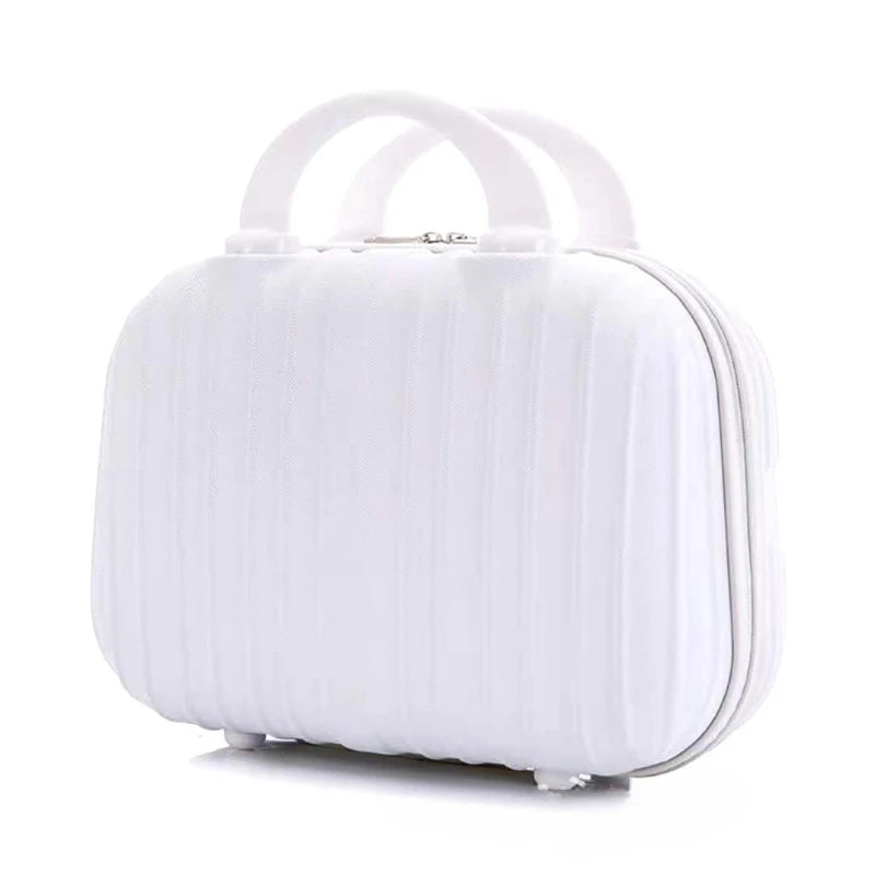 14-inch Carry-on Hand Suitcase Cosmetic Bag Small Cabin Travel Mini Carrier Suitcase Storage Box Makeup Cases Luggage for Women