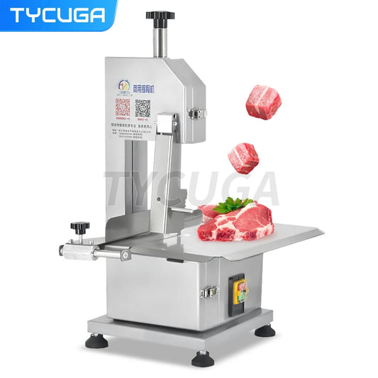 Machine à scier les os électrique automatique 850W, coupe-viande/os congelés, Machine commerciale pour couper l'agneau/poisson/porc/côtes de bœuf