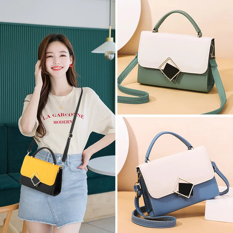 Women's bags 2023 Branded serpentine shoulder bag trend design stripe hit color handbag  messenger bag Korean style bag