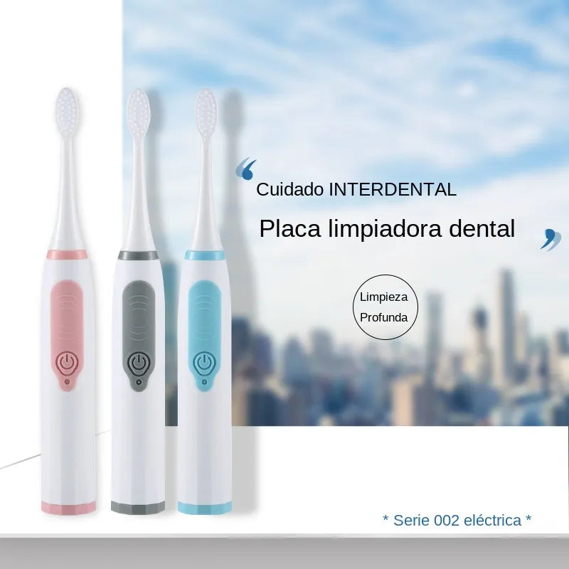 Electric Toothbrush IPX6 Waterproof Adult Household Sonic Electric Toothbrush for Men and Women Non-rechargeable Personal Care